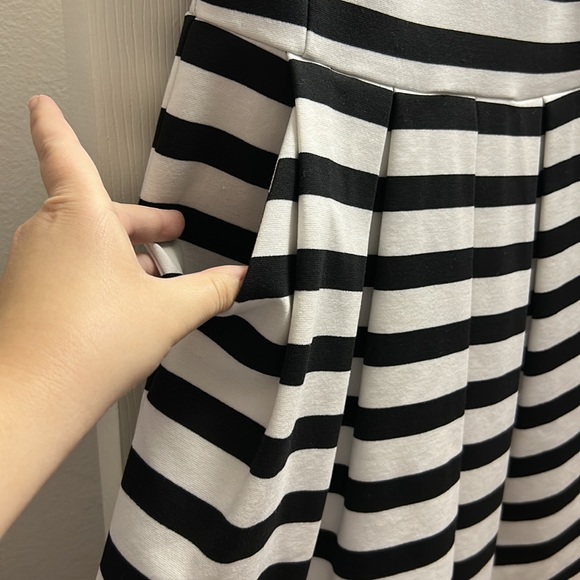Aeropostale x Bethany Mota Black & White Striped Dress - Picture 2 of 5